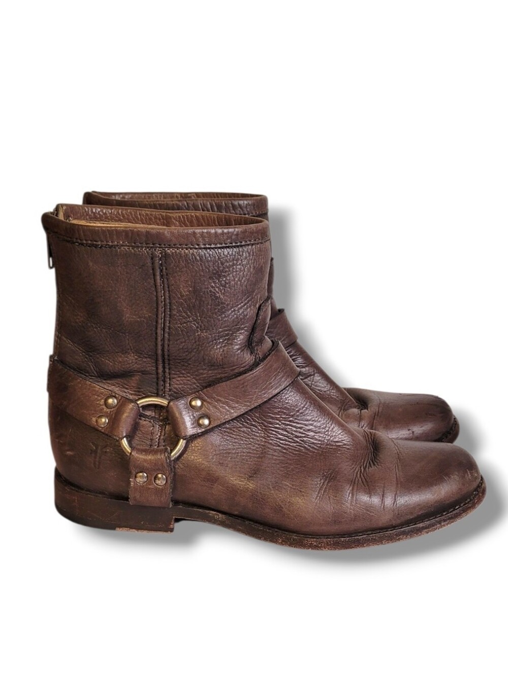 Frye Phillip Short Harness Boots Size 8.5